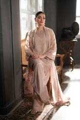 Ensembles by Azure Embroidered Chiffon Suits Unstitched 3 Piece AZU25EF Fadad Rouge ES-105 – Festive Collection